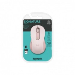 LOGITECH Signature M650 L Mouse large size optical 5 buttons wireless Bluetooth 2.4 GHz Bolt USB receiver rose