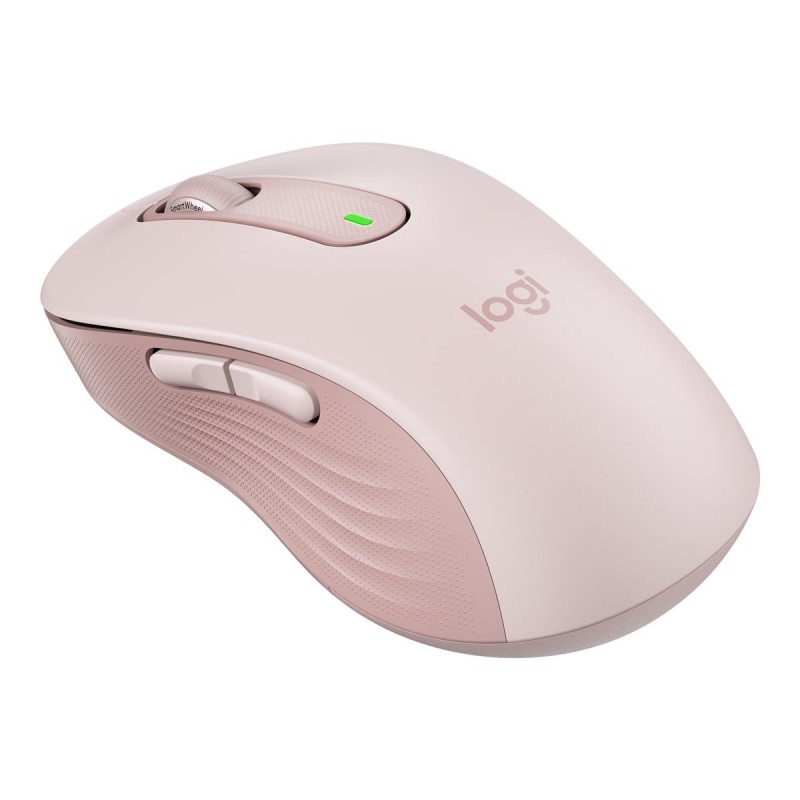 LOGITECH Signature M650 L Mouse large size optical 5 buttons wireless Bluetooth 2.4 GHz Bolt USB receiver rose