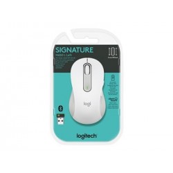 LOGITECH Signature M650 L Mouse large size optical 5 buttons wireless Bluetooth 2.4 GHz Bolt USB receiver off-white