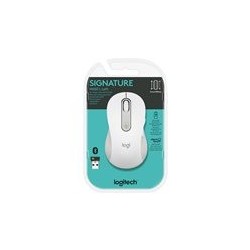 LOGITECH Signature M650 L Mouse large size optical 5 buttons wireless Bluetooth 2.4 GHz Bolt USB receiver off-white