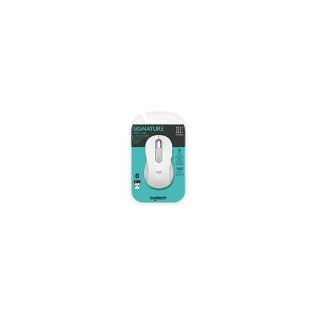 LOGITECH Signature M650 L Mouse large size optical 5 buttons wireless Bluetooth 2.4 GHz Bolt USB receiver off-white