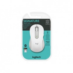 LOGITECH Signature M650 L Mouse large size optical 5 buttons wireless Bluetooth 2.4 GHz Bolt USB receiver off-white