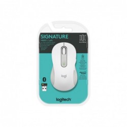 LOGITECH Signature M650 L Mouse large size optical 5 buttons wireless Bluetooth 2.4 GHz Bolt USB receiver off-white