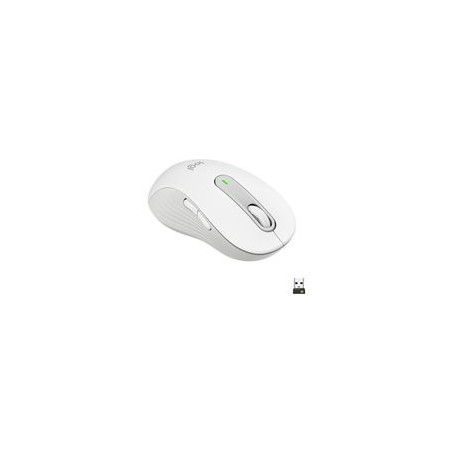 LOGITECH Signature M650 L Mouse large size optical 5 buttons wireless Bluetooth 2.4 GHz Bolt USB receiver off-white