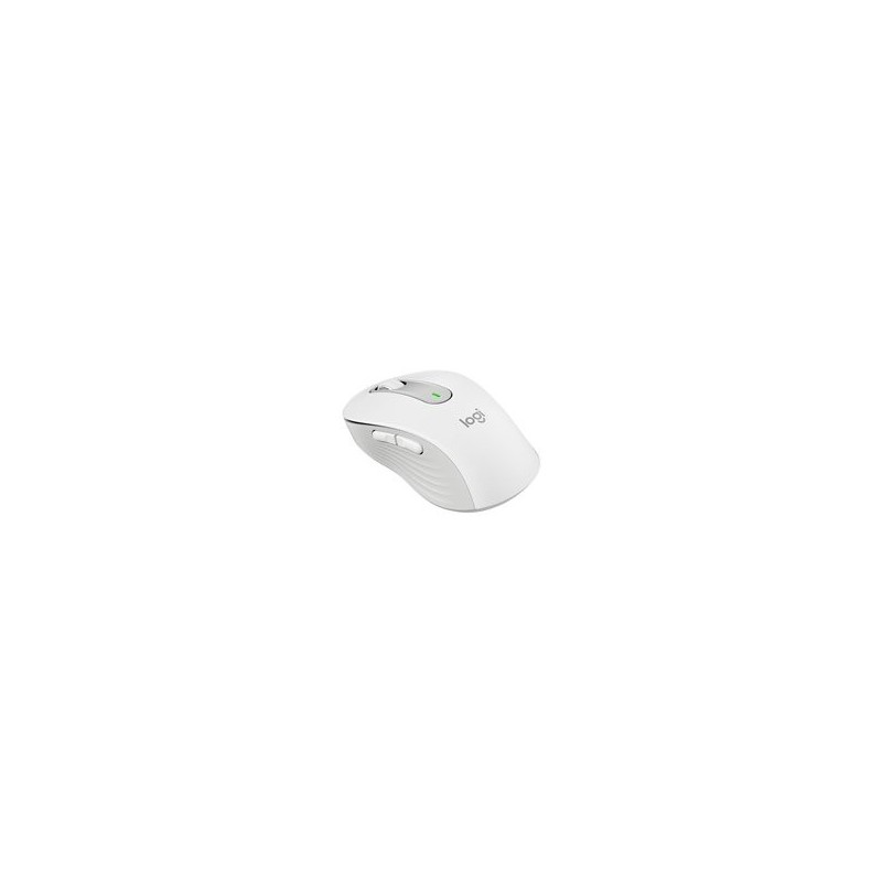 LOGITECH Signature M650 L Mouse large size optical 5 buttons wireless Bluetooth 2.4 GHz Bolt USB receiver off-white