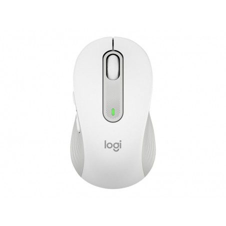LOGITECH Signature M650 L Mouse large size optical 5 buttons wireless Bluetooth 2.4 GHz Bolt USB receiver off-white
