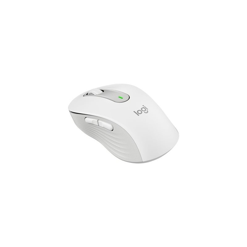 LOGITECH Signature M650 L Mouse large size optical 5 buttons wireless Bluetooth 2.4 GHz Bolt USB receiver off-white