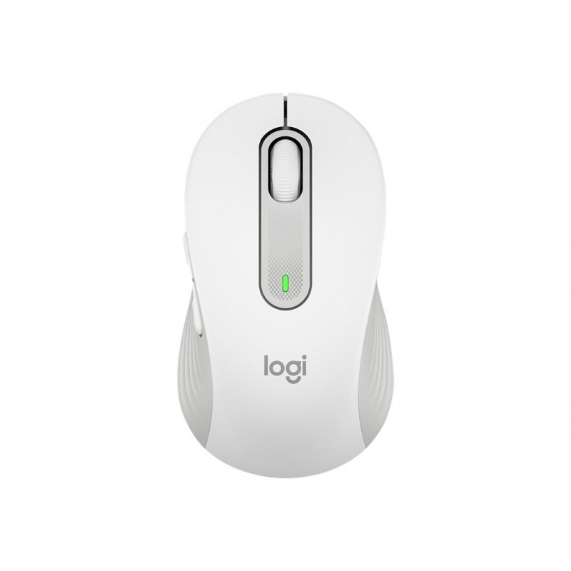 LOGITECH Signature M650 L Mouse large size optical 5 buttons wireless Bluetooth 2.4 GHz Bolt USB receiver off-white