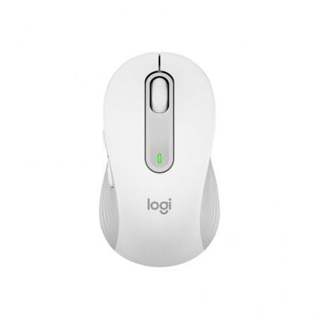 LOGITECH Signature M650 L Mouse large size optical 5 buttons wireless Bluetooth 2.4 GHz Bolt USB receiver off-white