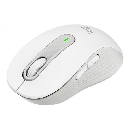 LOGITECH Signature M650 L Mouse large size optical 5 buttons wireless Bluetooth 2.4 GHz Bolt USB receiver off-white