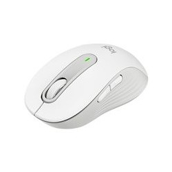 LOGITECH Signature M650 L Mouse large size optical 5 buttons wireless Bluetooth 2.4 GHz Bolt USB receiver off-white