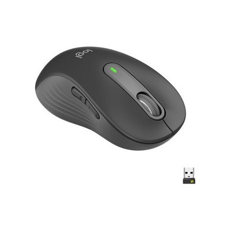 LOGITECH Signature M650 L LEFT Mouse large size left-handed optical 5 buttons wireless Bluetooth 2.4 GHz