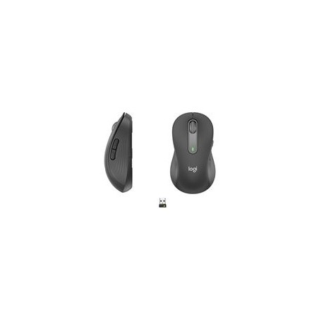 LOGITECH Signature M650 L LEFT Mouse large size left-handed optical 5 buttons wireless Bluetooth 2.4 GHz