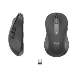 LOGITECH Signature M650 L LEFT Mouse large size left-handed optical 5 buttons wireless Bluetooth 2.4 GHz