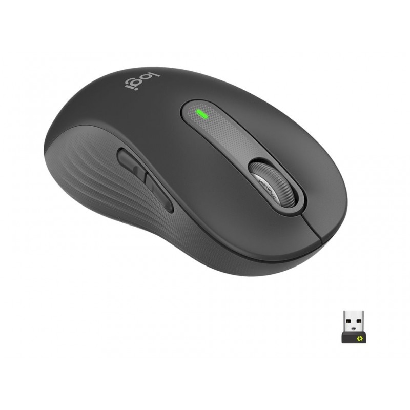 LOGITECH Signature M650 L LEFT Mouse large size left-handed optical 5 buttons wireless Bluetooth 2.4 GHz