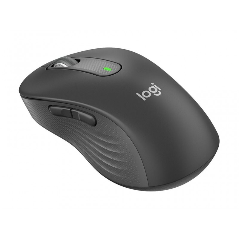 LOGITECH Signature M650 Mouse optical 5 buttons wireless Bluetooth 2.4 GHz Bolt USB receiver graphite