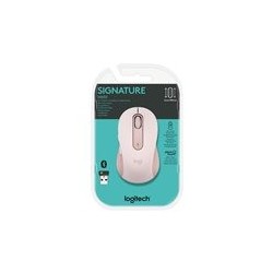 LOGITECH Signature M650 Mouse optical 5 buttons wireless Bluetooth 2.4 GHz Bolt USB receiver rose LOGITECH Signature M650 Mouse optical 5 buttons wireless Bluetooth 2.4 GHz Bolt USB receiver rose
