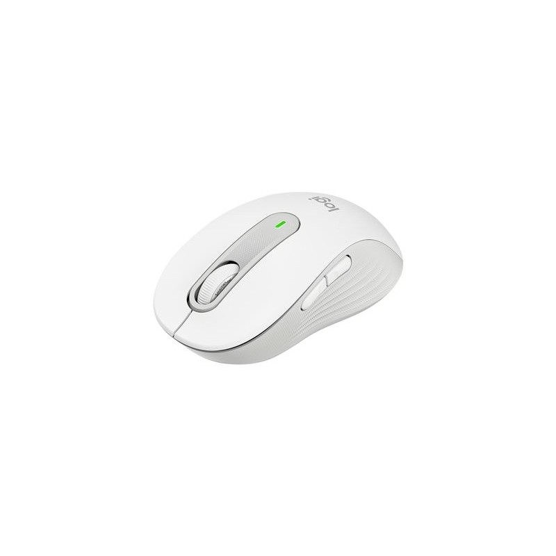 LOGITECH Signature M650 Mouse optical 5 buttons wireless Bluetooth 2.4 GHz Bolt USB receiver off-white