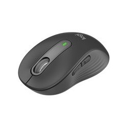 LOGITECH Signature M650 for Business Mouse optical 5 buttons wireless Bluetooth 2.4 GHz Bolt USB receiver graphite