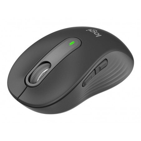 LOGITECH Signature M650 for Business Mouse optical 5 buttons wireless Bluetooth 2.4 GHz Bolt USB receiver graphite