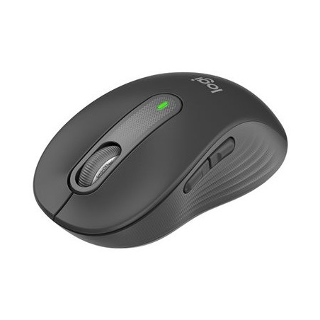 LOGITECH Signature M650 for Business Mouse optical 5 buttons wireless Bluetooth 2.4 GHz Bolt USB receiver graphite