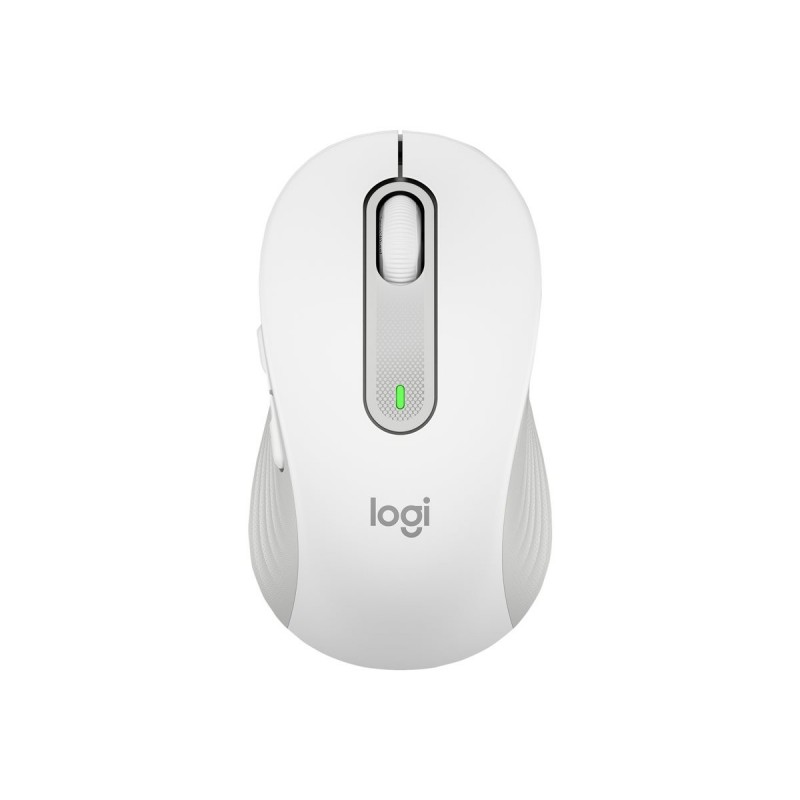 LOGITECH Signature M650 for Business Mouse wireless Bluetooth 2.4 GHz Bolt USB receiver off-white