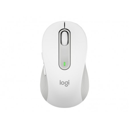 LOGITECH Signature M650 for Business Mouse wireless Bluetooth 2.4 GHz Bolt USB receiver off-white