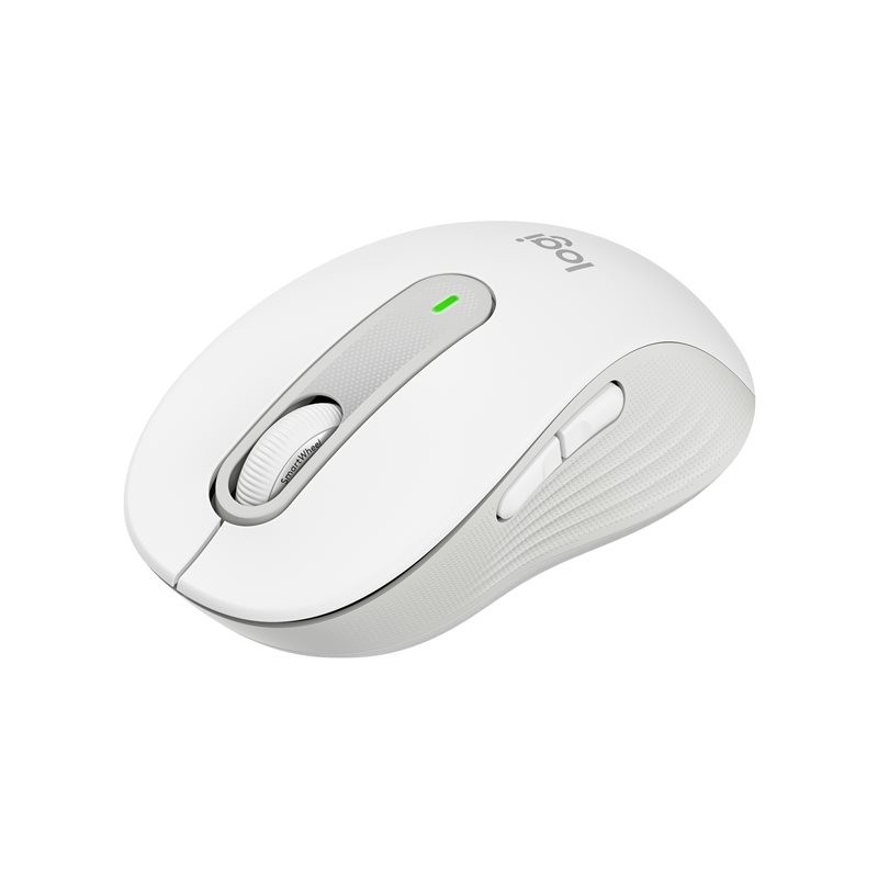 LOGITECH Signature M650 for Business Mouse wireless Bluetooth 2.4 GHz Bolt USB receiver off-white