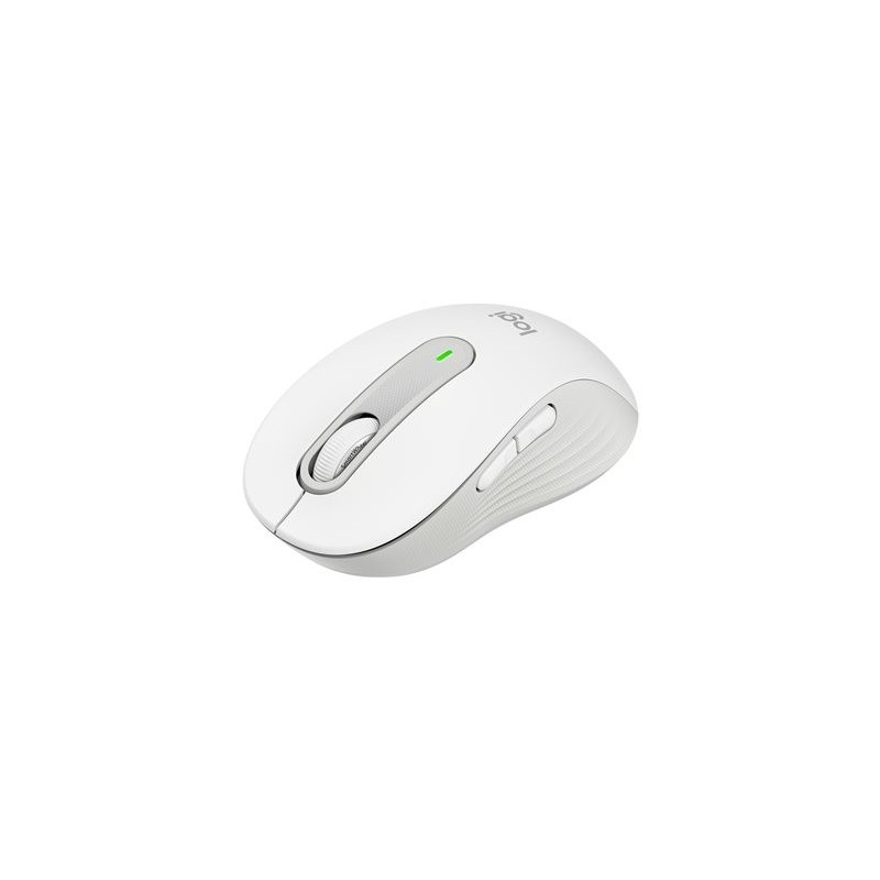 LOGITECH Signature M650 for Business Mouse wireless Bluetooth 2.4 GHz Bolt USB receiver off-white
