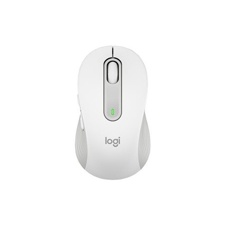 LOGITECH Signature M650 for Business Mouse wireless Bluetooth 2.4 GHz Bolt USB receiver off-white
