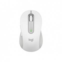 LOGITECH Signature M650 for Business Mouse wireless Bluetooth 2.4 GHz Bolt USB receiver off-white