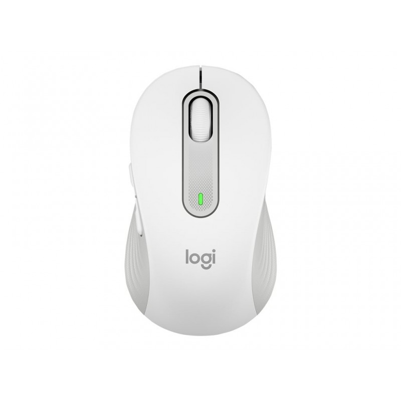 LOGITECH Signature M650 for Business Mouse wireless Bluetooth 2.4 GHz Bolt USB receiver off-white
