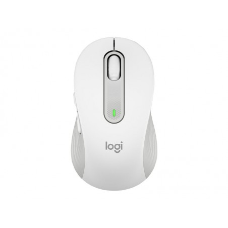 LOGITECH Signature M650 for Business Mouse wireless Bluetooth 2.4 GHz Bolt USB receiver off-white