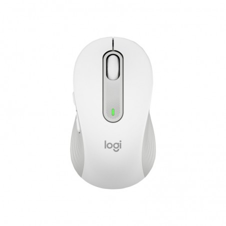 LOGITECH Signature M650 for Business Mouse wireless Bluetooth 2.4 GHz Bolt USB receiver off-white