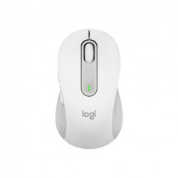 LOGITECH Signature M650 for Business Mouse wireless Bluetooth 2.4 GHz Bolt USB receiver off-white