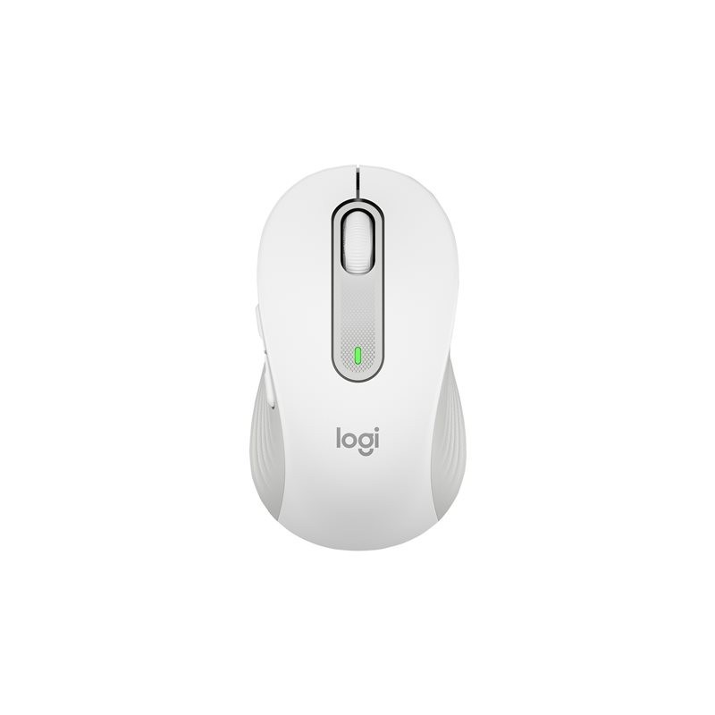 LOGITECH Signature M650 for Business Mouse wireless Bluetooth 2.4 GHz Bolt USB receiver off-white