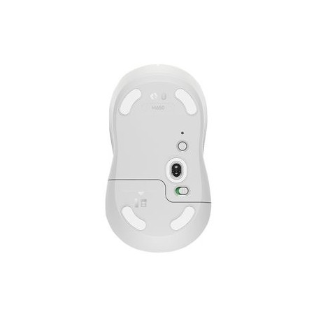 LOGITECH Signature M650 for Business Mouse wireless Bluetooth 2.4 GHz Bolt USB receiver off-white