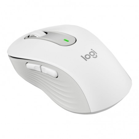 LOGITECH Signature M650 for Business Mouse wireless Bluetooth 2.4 GHz Bolt USB receiver off-white