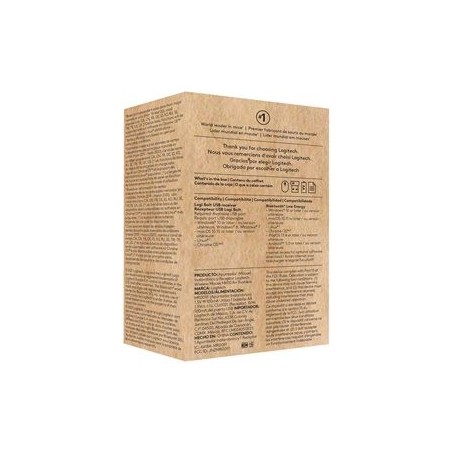 LOGITECH Signature M650 for Business Mouse wireless Bluetooth 2.4 GHz Bolt USB receiver off-white