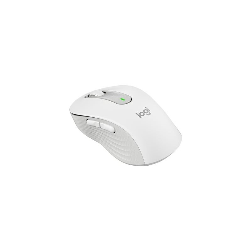 LOGITECH Signature M650 for Business Mouse wireless Bluetooth 2.4 GHz Bolt USB receiver off-white