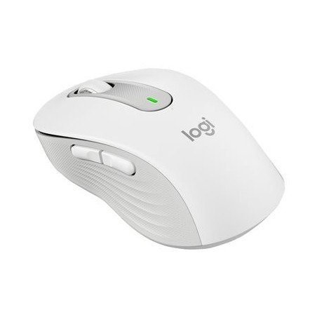 LOGITECH Signature M650 for Business Mouse wireless Bluetooth 2.4 GHz Bolt USB receiver off-white