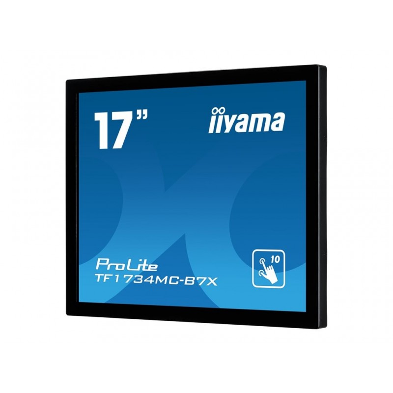IIYAMA TF1734MC-B7X 17inch PCAP Bezel Free 10P Touch Anti-Finger print coating 1280x1024 1000:1 315cd/m2 HDMI DP VGA USB