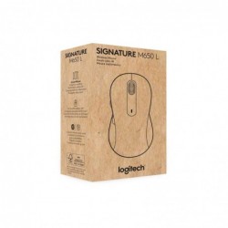 LOGITECH Signature M650 L for Business Mouse right-handed 5 buttons wireless Bluetooth 2.4 GHz Bolt USB receiver