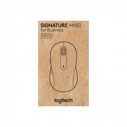 LOGITECH Signature M650 L for Business Mouse right-handed 5 buttons wireless Bluetooth 2.4 GHz Bolt USB receiver