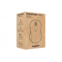 LOGITECH Signature M650 L for Business Mouse right-handed 5 buttons wireless Bluetooth 2.4 GHz Bolt USB receiver
