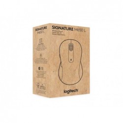 LOGITECH Signature M650 L for Business Mouse right-handed 5 buttons wireless Bluetooth 2.4 GHz Bolt USB receiver