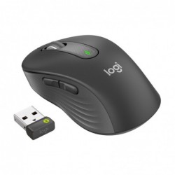 LOGITECH Signature M650 L for Business Mouse right-handed 5 buttons wireless Bluetooth 2.4 GHz Bolt USB receiver