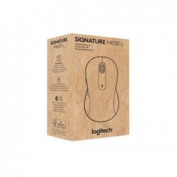 LOGITECH Signature M650 L for Business Mouse right-handed 5 buttons wireless Bluetooth 2.4 GHz Bolt USB receiver