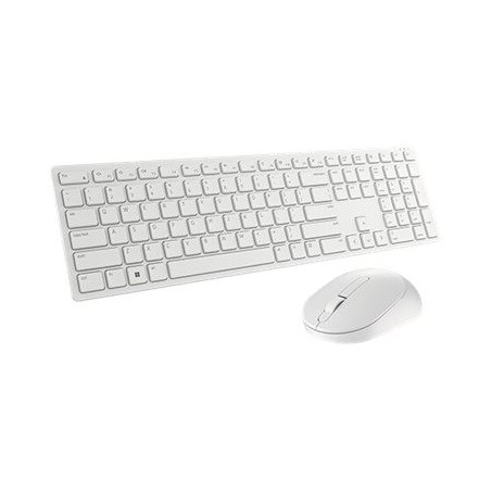 DELL Pro Wireless Keyboard and Mouse KM5221W US International QWERTY White DELL Pro Wireless Keyboard and Mouse KM5221W US International QWERTY White