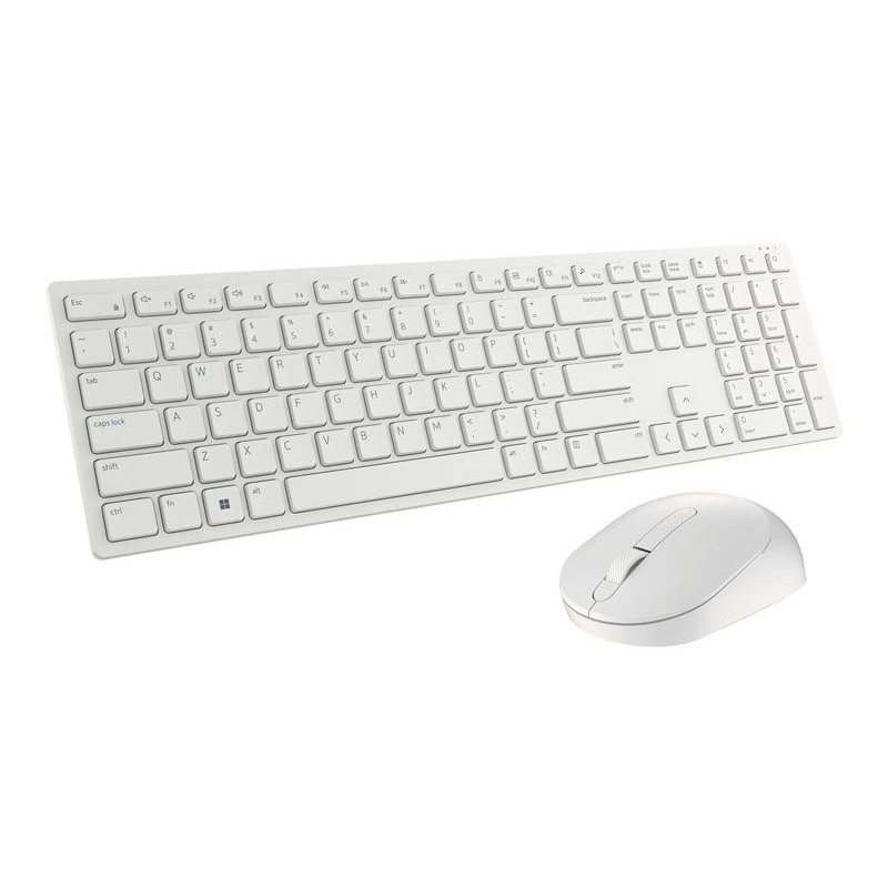 DELL Pro Wireless Keyboard and Mouse KM5221W US International QWERTY White DELL Pro Wireless Keyboard and Mouse KM5221W US International QWERTY White